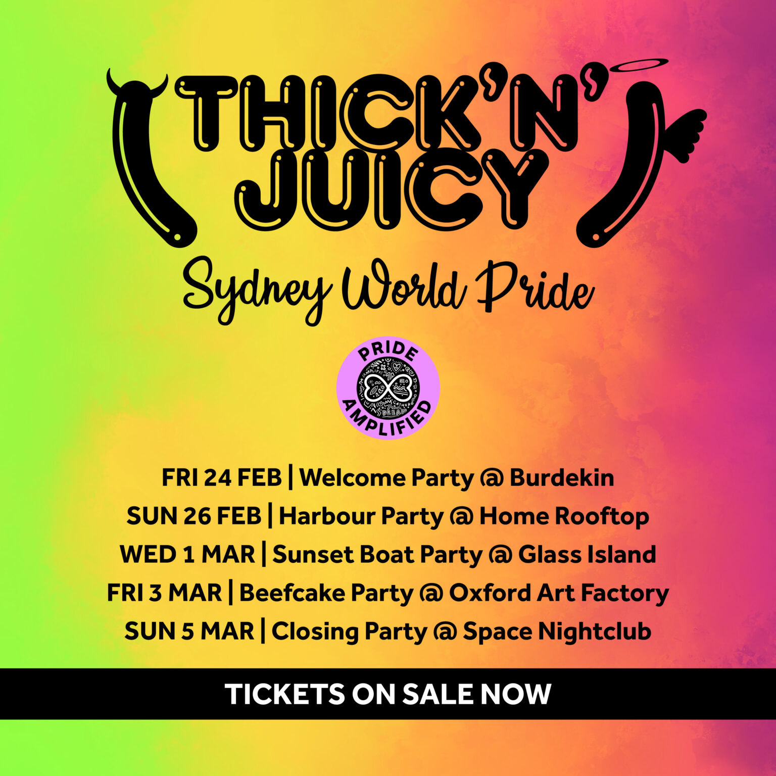 THICK N' JUICY - SYDNEY WORLD PRIDE 2023
