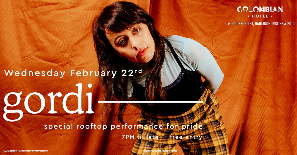 GORDI - SPECIAL ROOFTOP PERFORMANCE FOR PRIDE @ COLOMBIAN HOTEL